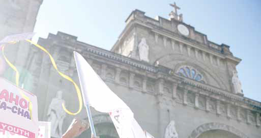 菲律宾教会和民间团体举行反修宪聚会