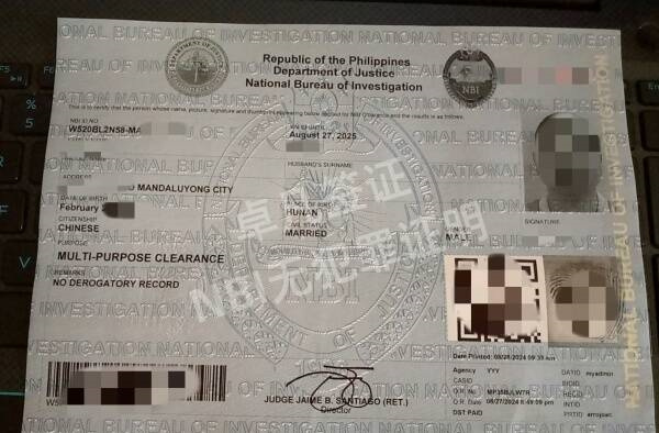 中国旅行证可以申请菲律宾无犯罪证明吗(要提供什么)