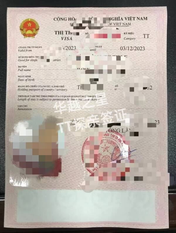 越南探亲签证资料清单(获取流程如何)