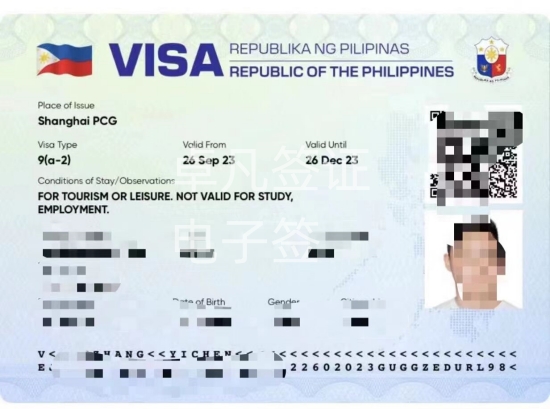 最新菲律宾电子签（电子签材料）