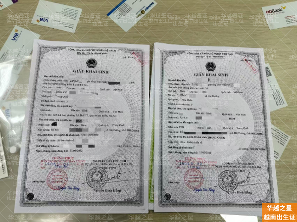 华越出生证.jpg 越南小孩双认证办理全攻略:为跨境生活铺平道路