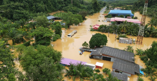 泰国多地洪灾