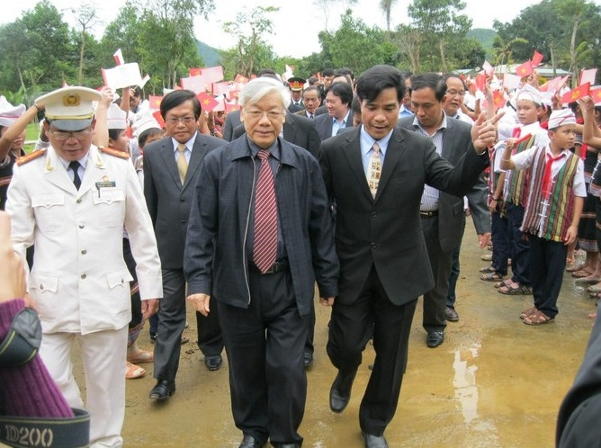 越南中部地区公民对阮富仲总书记的深切怀念