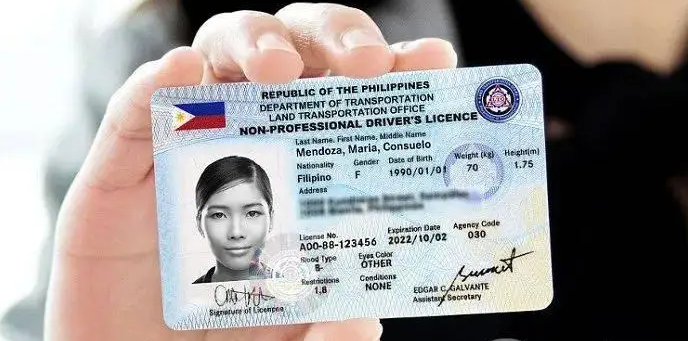 菲律宾总算等来驾照塑料卡