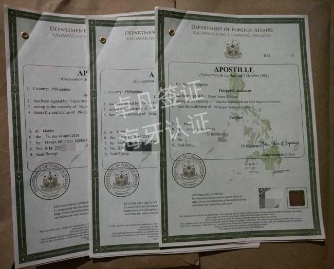 菲律宾海牙认证材料（认证需要多久）